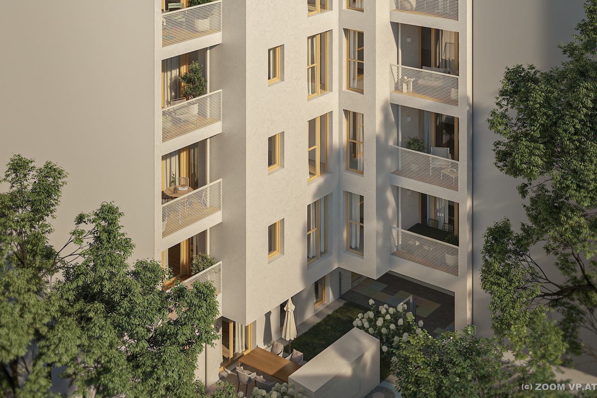 DAVID 59: zukünftige U2-Nähe! südseitiges Sonnenplatzerl in Innenhofruhelage mit 3 Zimmern