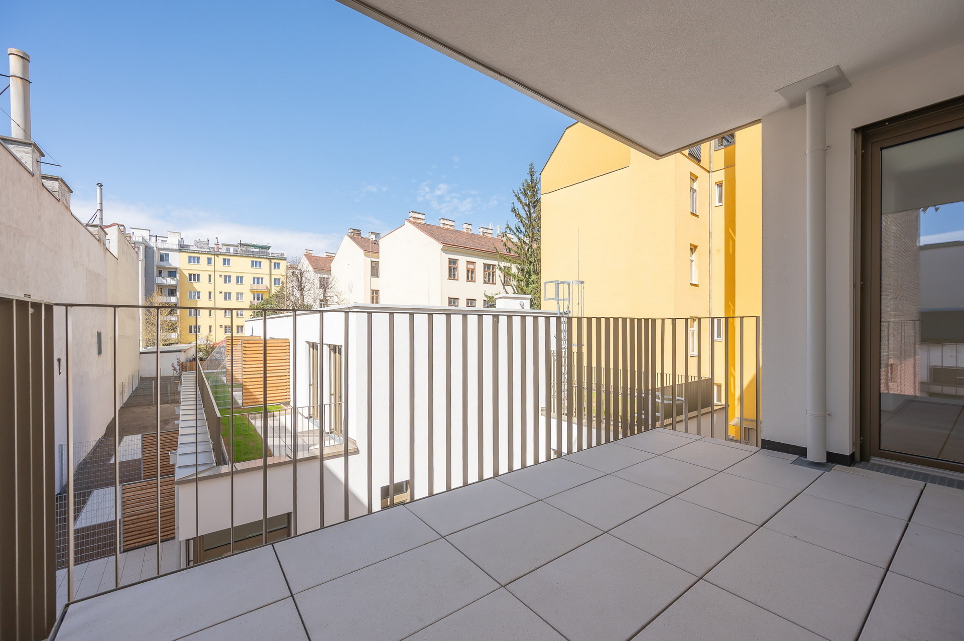 Letzte 2-Zimmer-Einheit mit Balkon im Projekt LILIE: Gartenweitblick & Innenhofruhelage