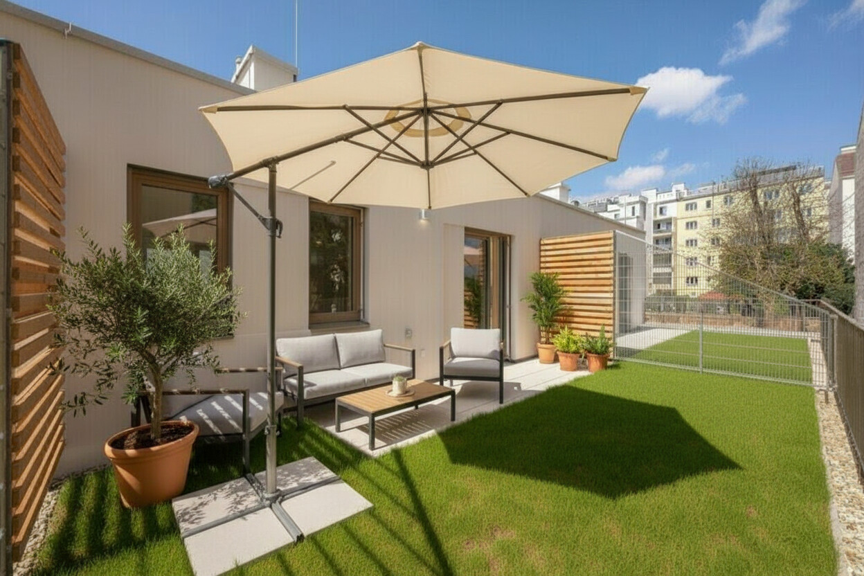 Nicht nur wohnen, sondern leben: Townhouse mit Dachterrasse, 5 Zimmern und Garten in zentraler Lage
